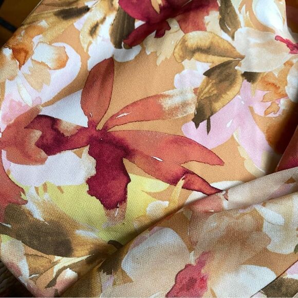 Significant Other Lapis Dress Watercolor Floral maxi midi halter rayon Revolve - Picture 10 of 13